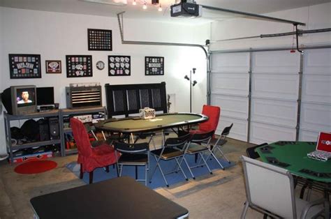 garage poker room ideas